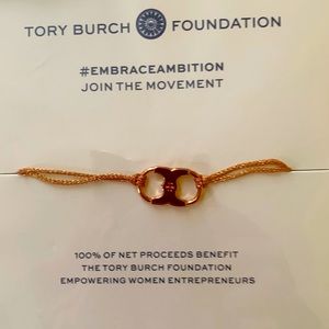 Tory Burch Rose Gold Foundation Bracelet